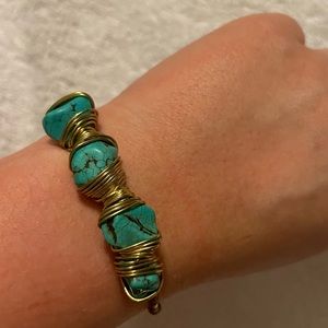 Handmade turquoise bracelet